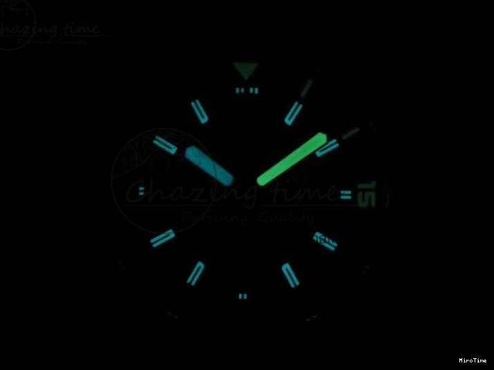 MIROTIME 0111 Aquatimer Chrono IW376803 V6F 1:1 Best Edition Blue Dial on Ruber Strap A Neat 7083